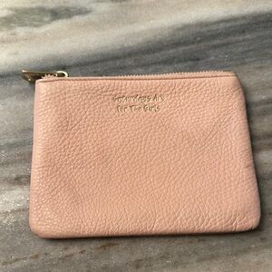 AIMEE KESTENBERG “Saturdays are for the girls” zip pouch